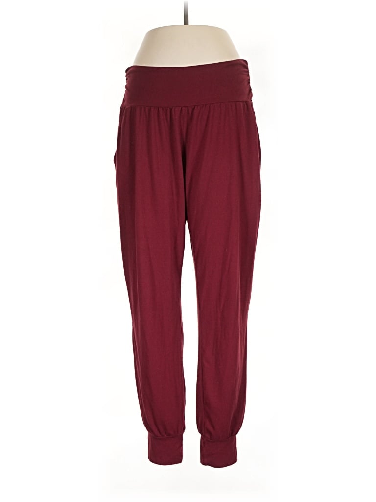 Pre-owned Ueu Track Pants In Burgundy