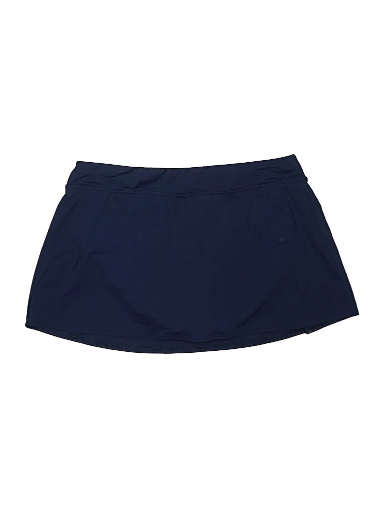 Pre-owned Lands' End Active Skort In Blue
