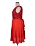 Shein 100% Polyester Red Cocktail Dress Size XL - photo 5