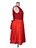 Shein 100% Polyester Red Cocktail Dress Size XL - photo 4