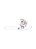 Forever 21 White Purple Sandals Size 6 - photo 1