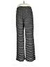 Unbranded 100% Polyester Stripes Black Casual Pants Size L - photo 1