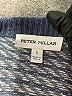 PETER MILLAR Chevron-herringbone Blue Wool Sweater Size S - photo 7