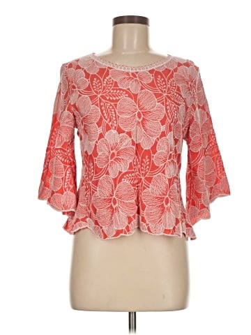 Solitaire 3/4 Sleeve Blouse (view 1)