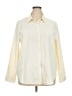 Unbranded 100% Polyester Color Block Ivory Long Sleeve Blouse Size 2X - photo 1