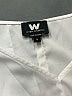 W by Worth White Sleeveless Blouse Size 8 - photo 7