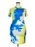 Unbranded Tie-dye Blue Casual Dress Size XXL - photo 1