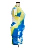 Unbranded Tie-dye Blue Casual Dress Size XXL - photo 4