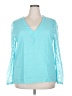 Unbranded Teal Long Sleeve Blouse Size 3X - photo 1