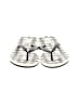 Kate Spade New York Checkered-gingham White Black Flip Flops Size 9 - 10 - photo 2