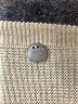 Margaret O'Leary 100% Cotton Ivory Turtleneck Sweater Size Med (1) - photo 7