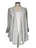 Splendid Stripes Gray Blazer Size L - photo 1