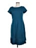 Talbots Solid Teal Casual Dress Size 8 - photo 1