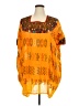 Assorted Brands Orange Short Sleeve Blouse Size 5X (estimated) - photo 1