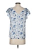 Koch Blue Short Sleeve Blouse Size S - photo 2