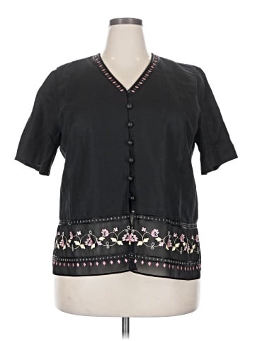 Positive Attitude Short Sleeve Blouse (view 1)