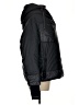 Bacon 100% Polyester Solid Black Jacket Size S - photo 4