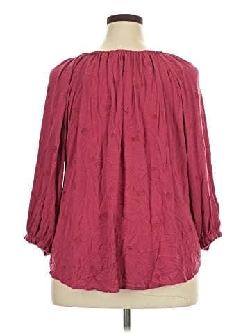 Democracy 3/4 Sleeve Blouse (view 2)