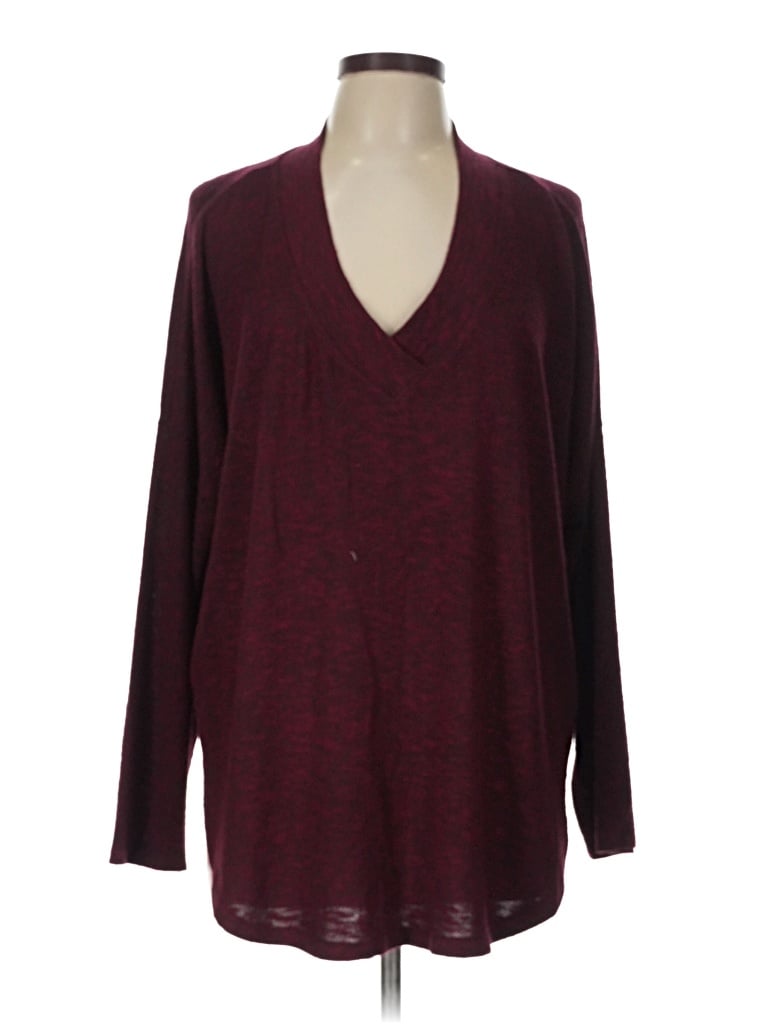 Workshop Republic Clothing Cardigan Sweater In Burgundy