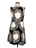 Kensie Graphic Black Casual Dress Size L - photo 1