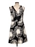 Kensie Graphic Black Casual Dress Size L - photo 2