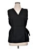 Ellen Tracy Black Sleeveless Blouse Size XL - photo 1