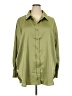 Entro 100% Polyester Green Long Sleeve Blouse Size 2X - photo 1