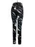 Yitty Graphic Black Leggings Size XL - photo 2