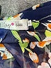 Sign Here Floral Blue 3/4 Sleeve Blouse Size L - photo 7
