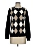 Croft & Barrow 100% Acrylic Argyle Black Pullover Sweater Size XS - photo 1