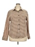 Unbranded Tweed Brown Long Sleeve Blouse Size XXL - photo 1