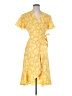 Joie 100% Polyester Yellow Casual Dress Size S - photo 1