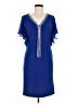 S. Levine Blue Cocktail Dress Size M - photo 1