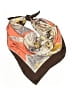 Céline 100% Silk Graphic Orange Brown Silk Scarf One size - photo 1