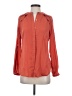 VERTIGO Orange Long Sleeve Blouse Size XS - photo 1