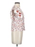 No.6 Store White Short Sleeve Silk Top Size XS (0) - photo 4