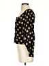 J.Crew 100% Linen Polka Dots Black 3/4 Sleeve Blouse Size XXS - photo 5