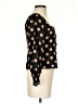 J.Crew 100% Linen Polka Dots Black 3/4 Sleeve Blouse Size XXS - photo 4