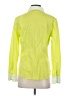 Amass Color Block Green Long Sleeve Button-Down Shirt Size 4 - photo 2