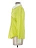 Amass Color Block Green Long Sleeve Button-Down Shirt Size 4 - photo 5