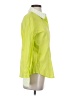 Amass Color Block Green Long Sleeve Button-Down Shirt Size 4 - photo 4