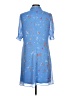 DKNY 100% Polyester Blue Casual Dress Size 12 - photo 2