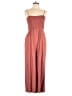 Assorted Brands 100% Rayon Solid Brown Jumpsuit Size L - photo 1