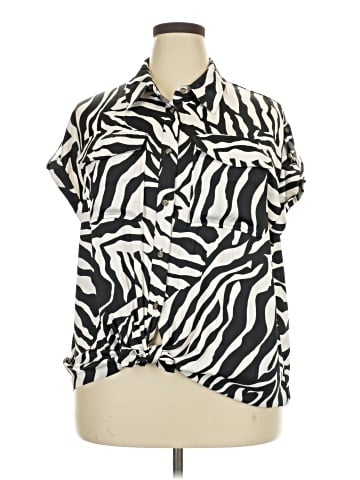 Lane Bryant Short Sleeve Blouse (view 1)