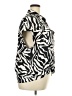 Lane Bryant 100% Polyester Animal Print Ivory Short Sleeve Blouse Size 18 - photo 4