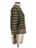 Veronica Beard Chevron-herringbone Green Pullover Sweater Size L - photo 4