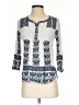 Daniel Rainn 100% Rayon Blue 3/4 Sleeve Blouse Size S - photo 1