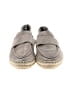Vince. 100% Leather Solid Gray Tan Flats Size 8 - photo 2