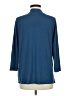 Lands' End Blue 3/4 Sleeve Blouse Size M - photo 2