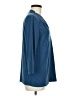 Lands' End Blue 3/4 Sleeve Blouse Size M - photo 4